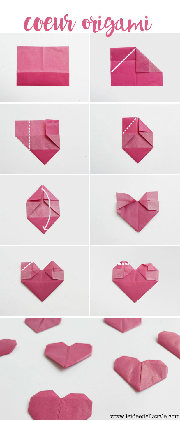 DIY Apprenez à réaliser un coeur en origami