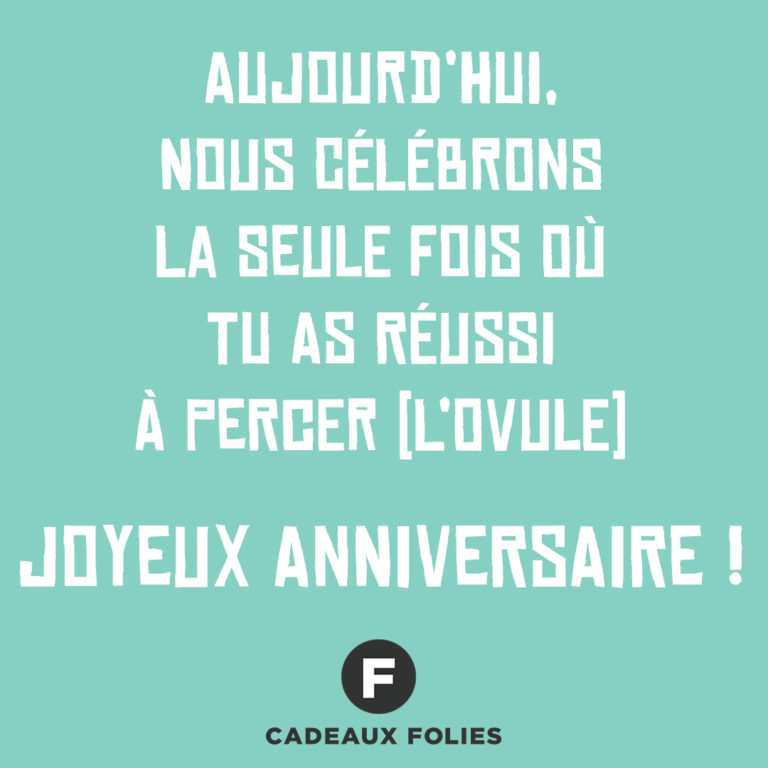 Citations Danniversaire Fun Originales Cadeauxfolies