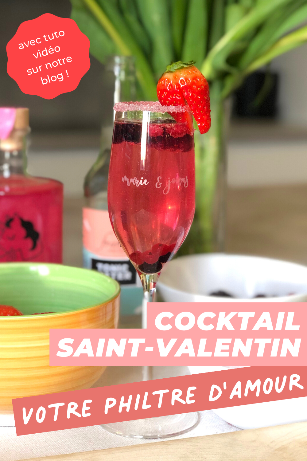 Cocktail Saint Valentin Votre Philtre Damour Le Blog De Cadeauxfolies