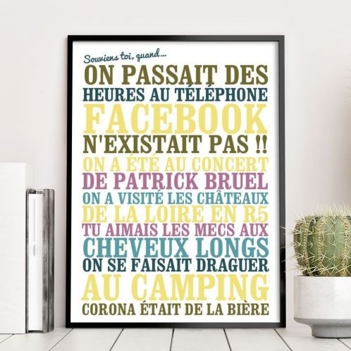 Poster Avec Photos Et Texte