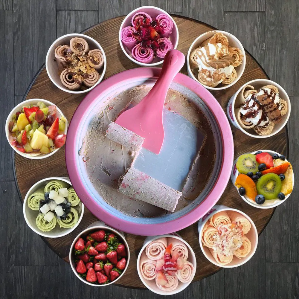 Rolling Ice Cream – Machine à rouleaux glacés
