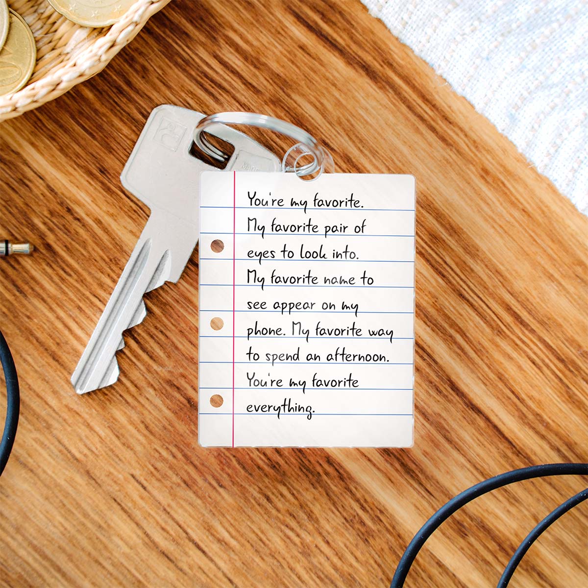 Porte-clés personnalisé en acrylique Lettre, Cadeau femme, Cadeau pour sa copine, Cadeaux soeur, Cadeau romantique, Cadeau mariage