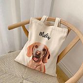 Tote bag personnalisé avec votre animal Cartoon