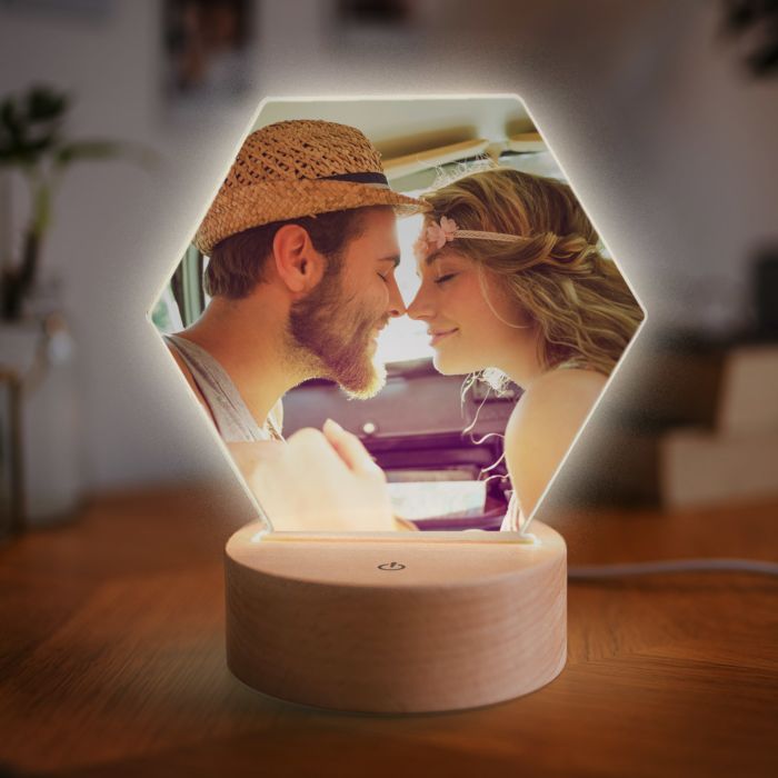 Lampe photo personnalisable