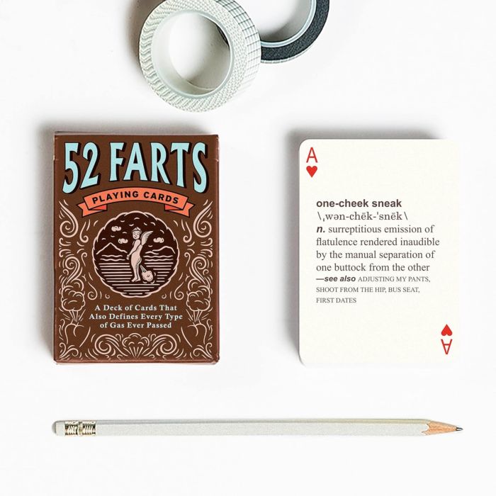 Knock Knock 52 Farts Playing Cards Deck: