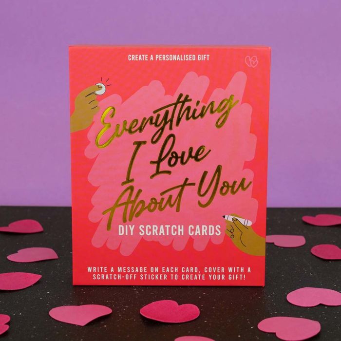 Kit Cartes à gratter DIY : Everything I Love