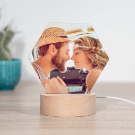 Lampe LED personnalisée avec photo