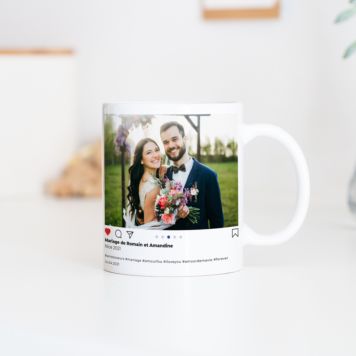 Mug personnalisé - Design Instagram