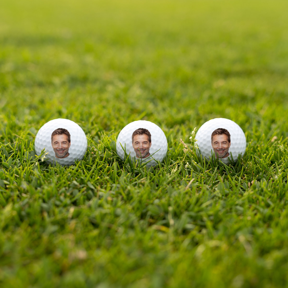 Set de 3 balles de golf personnalisées avec visage, Cadeaux Photo, Cadeau anniversaire, Cadeaux hommes, Cadeaux copain, Cadeaux frère, Cadeaux papa, Cadeaux rigolos, Cadeau, Idée cadeau