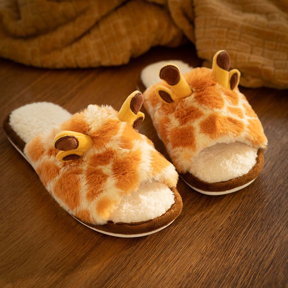 Chaussons girafe - Taille L