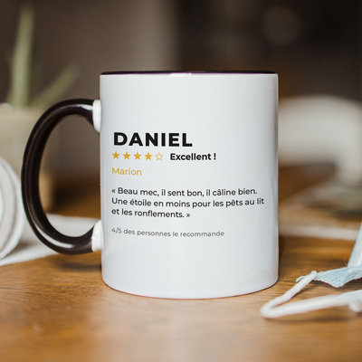 cadeau saint valentin femme Tasse personnalisée avec avis client