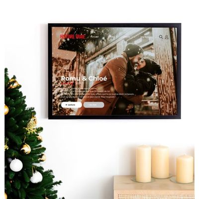 Cadeau de Noël Poster personnalisé - Netflix